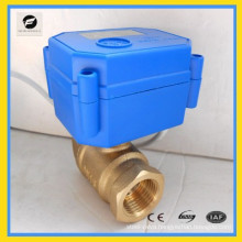 2 way 20mm brass, motorized valve for irrigation sprinkler system 24vdc